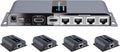 1080P 1x4 HDMI Splitter Over Cat6 Extender with IR, Up to 40M Or 131 Ft U4659