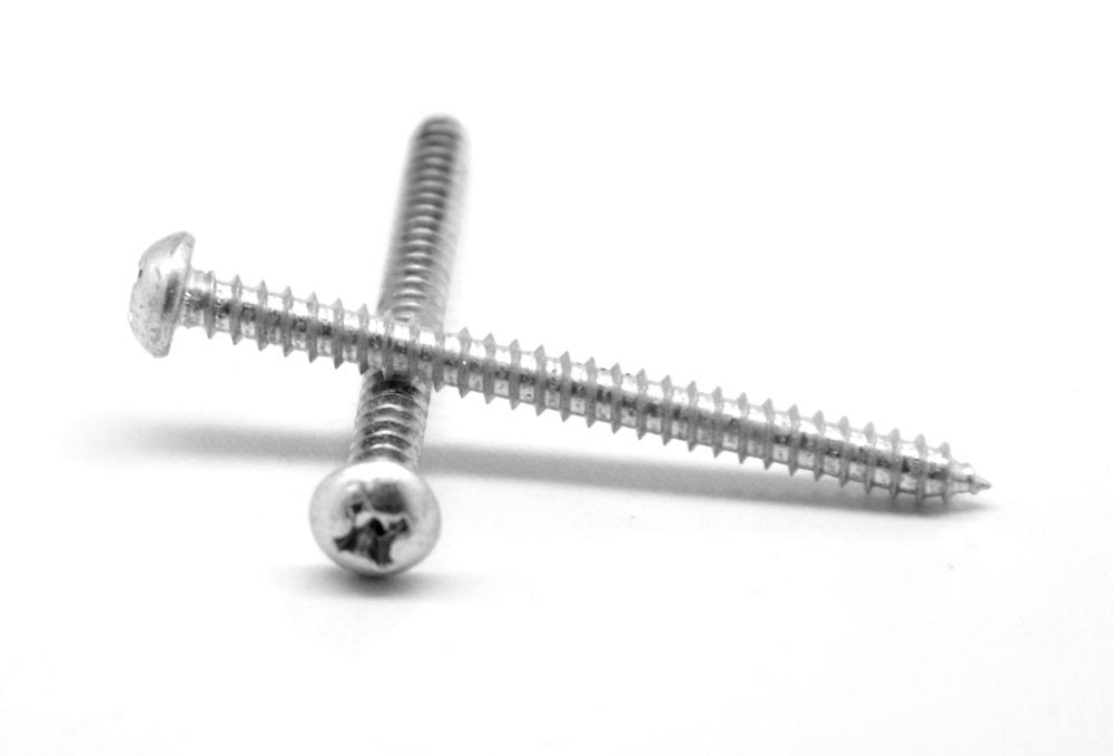1/4 Sheet Metal Screw Phillips Round Head Zinc Plated J7365