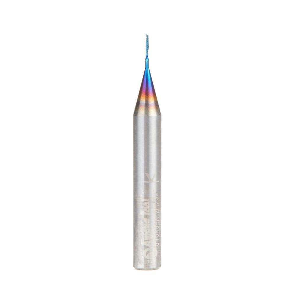 Solid Carbide Spiral CNC Router Bit 1/32 Dia 1/4 Shank B889