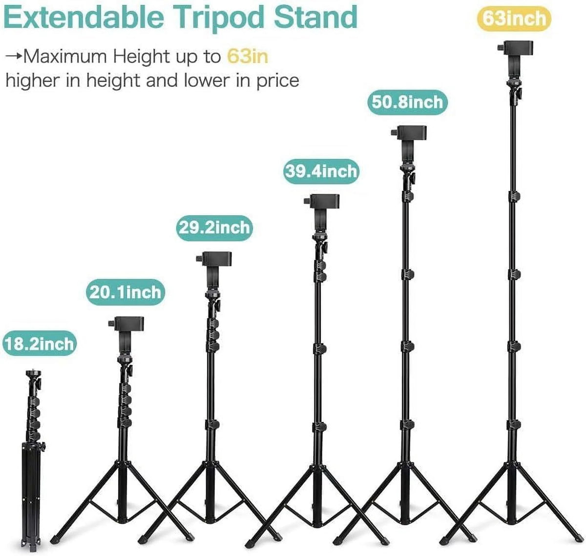 10 Ring Light with 62 Tripod Stand V4774