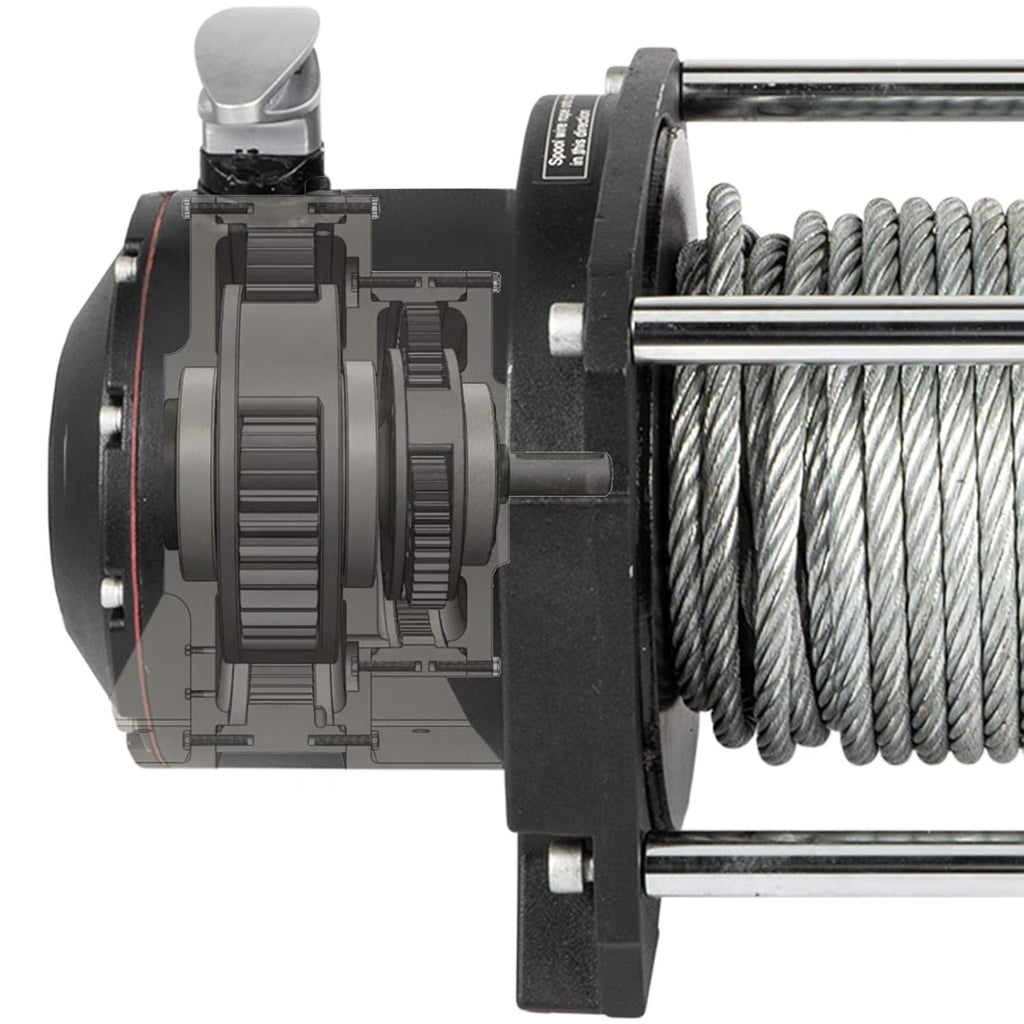 10,000lbs Hydraulic Winch with Steel Cable Z704