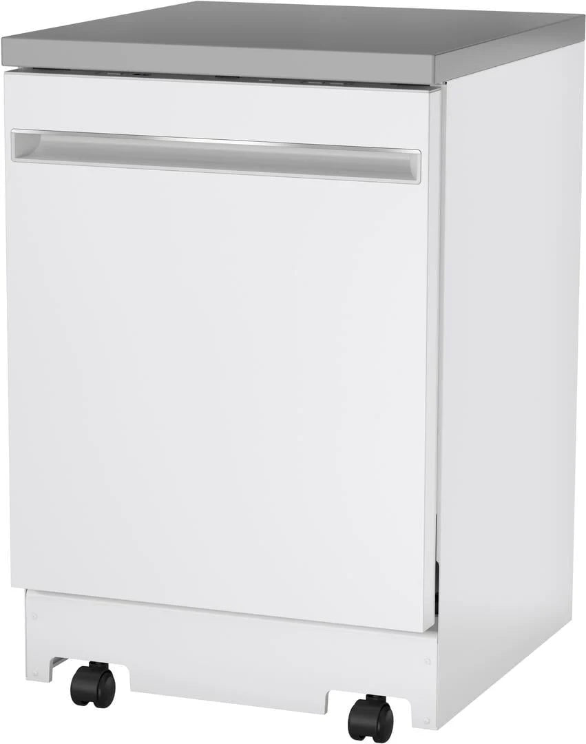 White Portable Top Control Dishwasher P999639