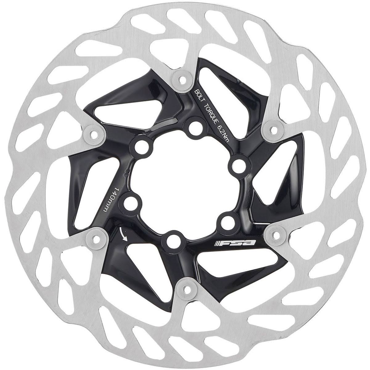 140mm Black-Silver Disc Brake Rotor Y940