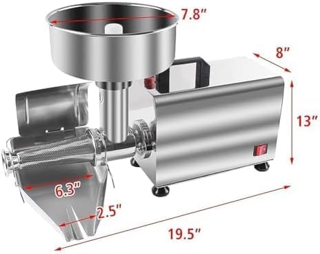 Electric Stainless Steel Tomato Strainer Food Milling Machine W487487