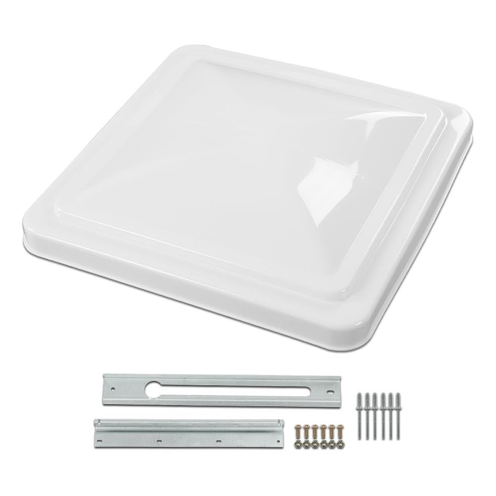 14" x 14" White Roof Vent Cover T446