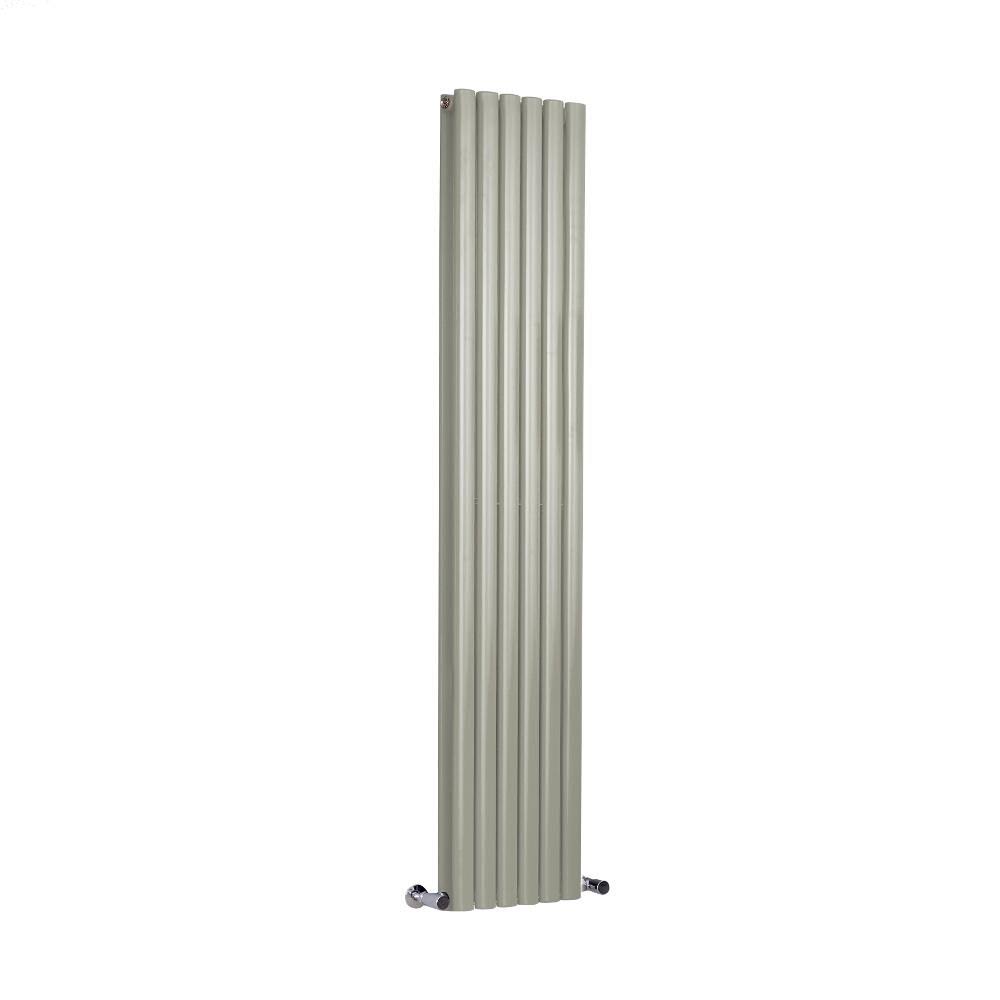Sage Green Vertical Hot Water Radiator I8379
