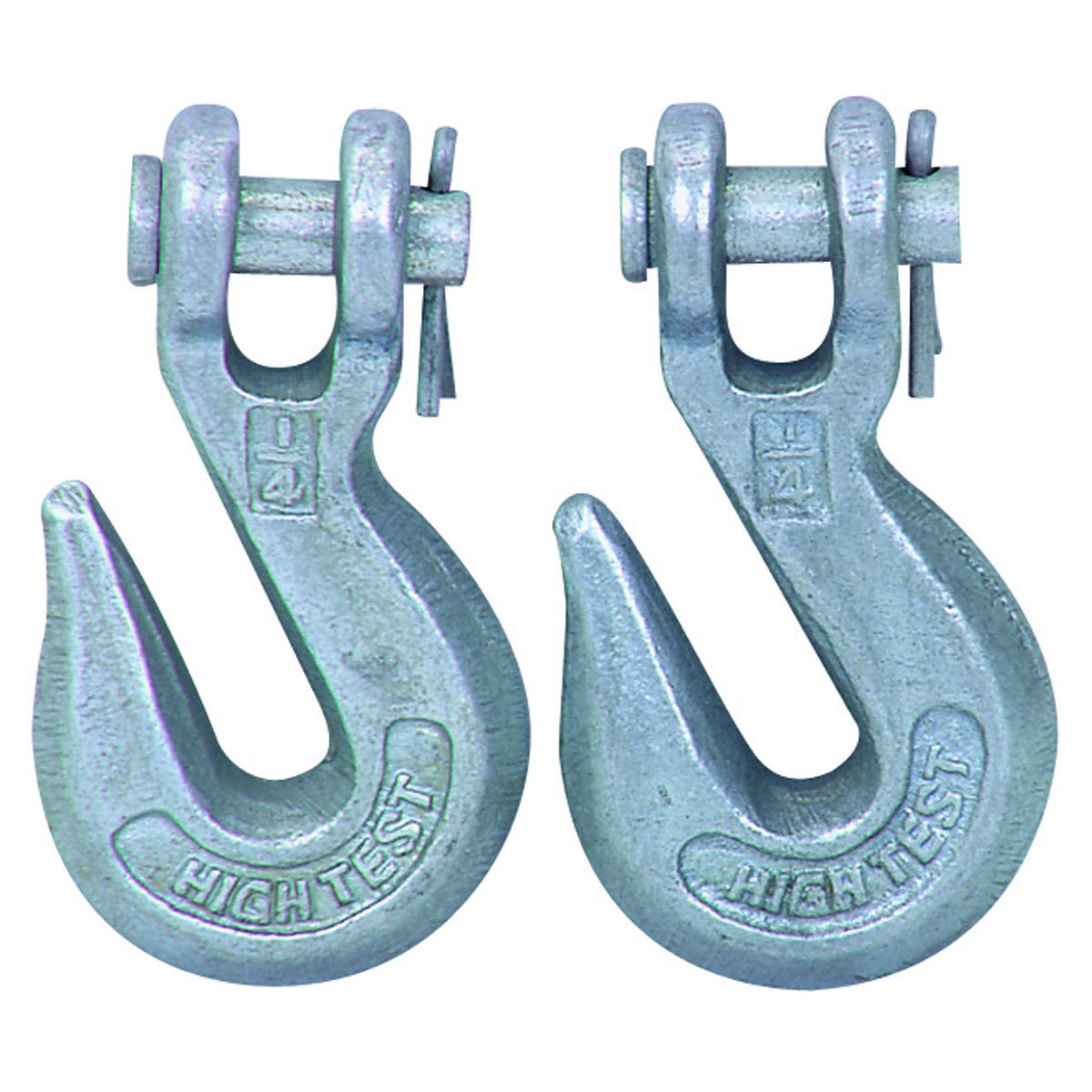 1/4 in. 2600 lb. Clevis Grab Hooks, 2 Piece O302
