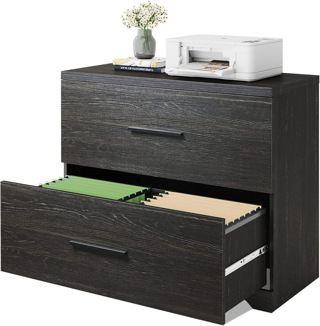 2 Drawer Wood Lateral File Cabinet with Anti-tilt Mechanism M20720