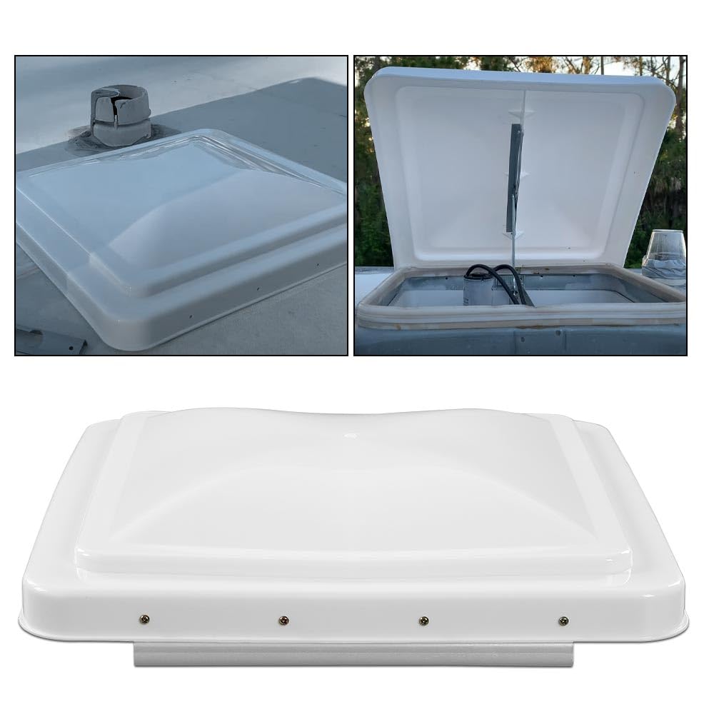 14" x 14" White Roof Vent Cover T446
