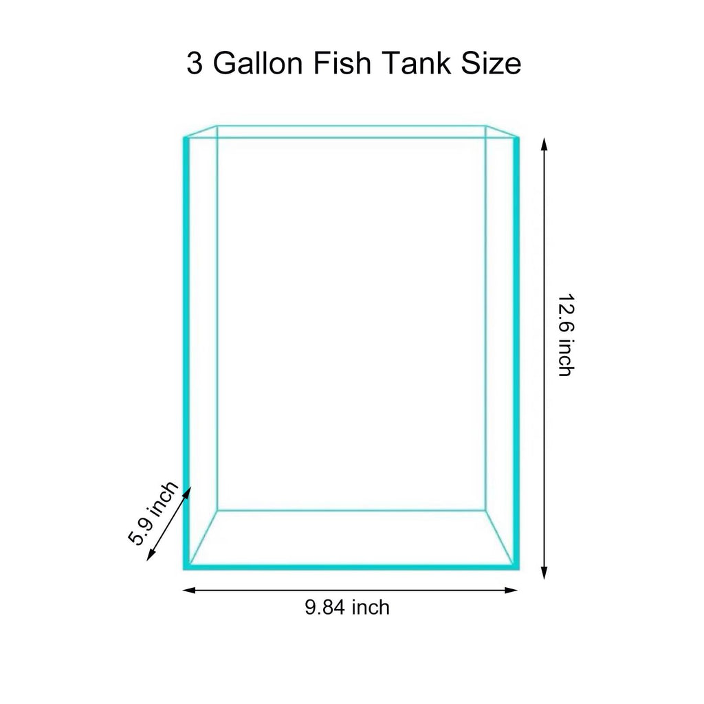 3 Gallon Glass Fish Tank D53781
