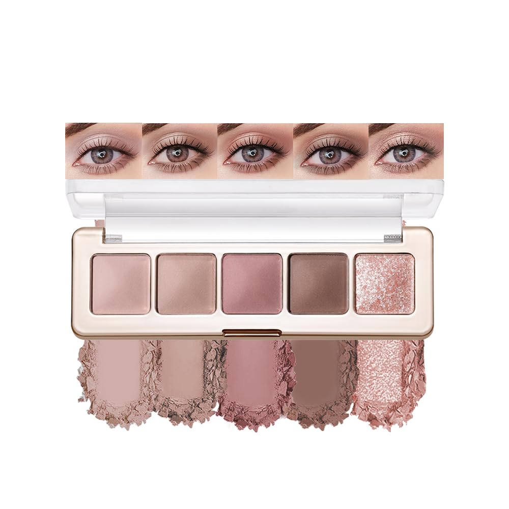 Pink Brown Neutral Matte Eyeshadow Palette W5000