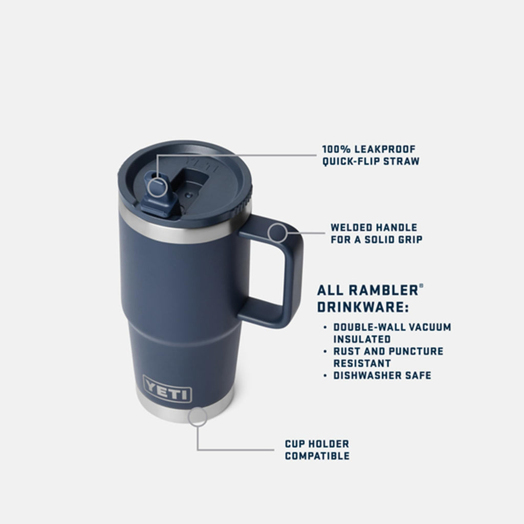 20 oz Stainless Steel Vacuum Insulated Travel Mug Y714565
