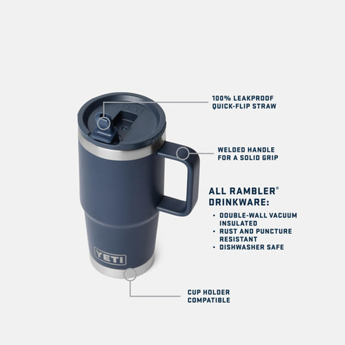 20 oz Stainless Steel Vacuum Insulated Travel Mug Y714565