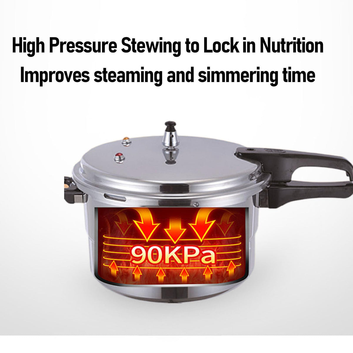 Aluminum Alloy Pressure Cooker, 18CM/3L T504