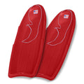 Red 48 Inch Plastic Toboggan Snow Sled G4136