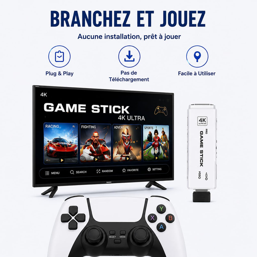 Black Retro Gaming Console with 64GB Memory N2308