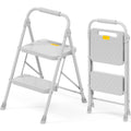 2 Step Folding Steel Ladder with Handrails O2380