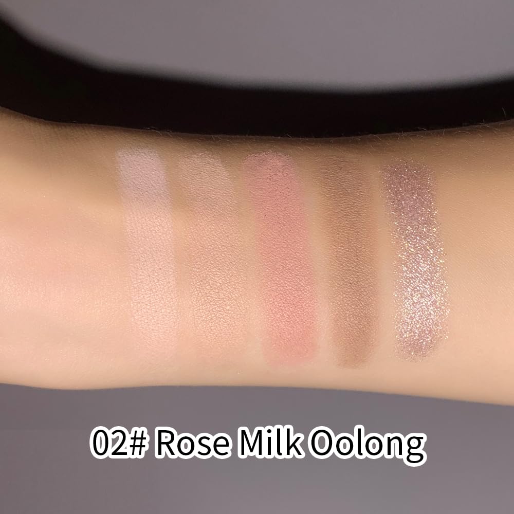 Pink Brown Neutral Matte Eyeshadow Palette W5000