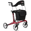 Foldable Rolling Walker with Seat 440 lbs Capacity P458