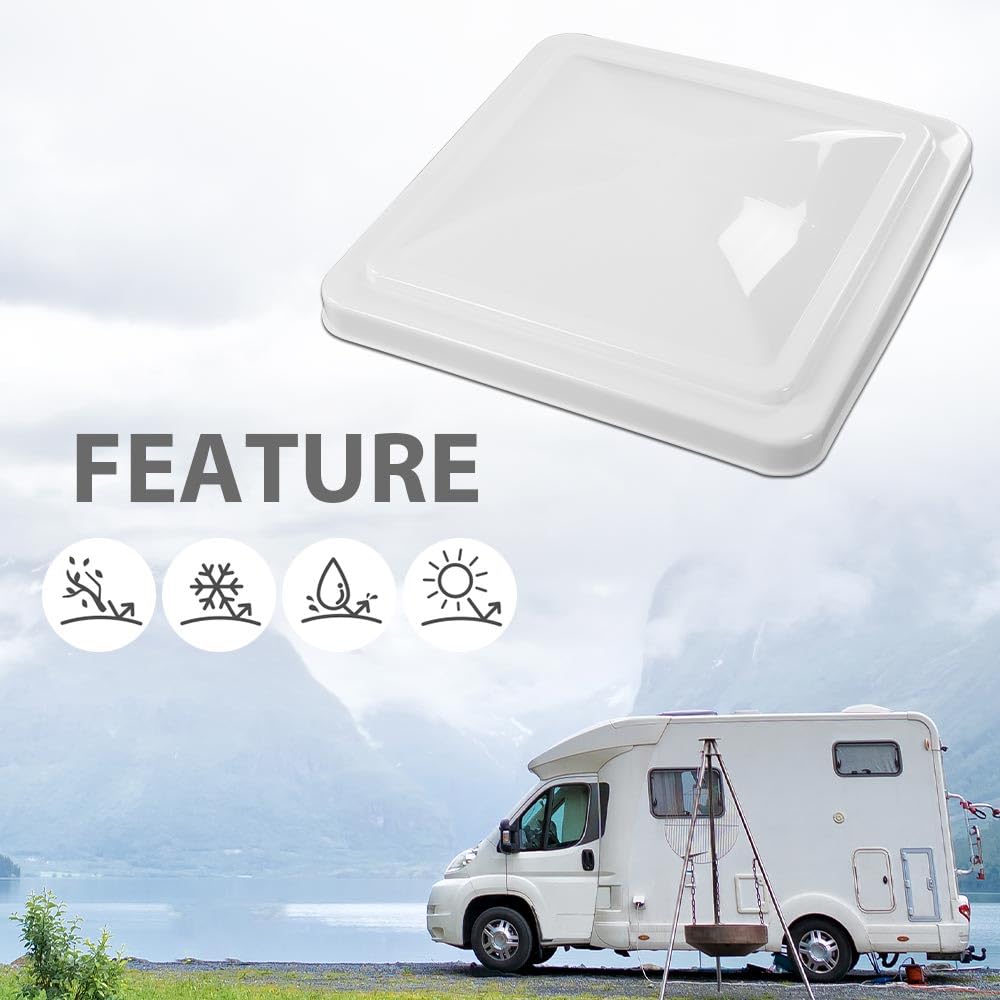 14" x 14" White Roof Vent Cover T446