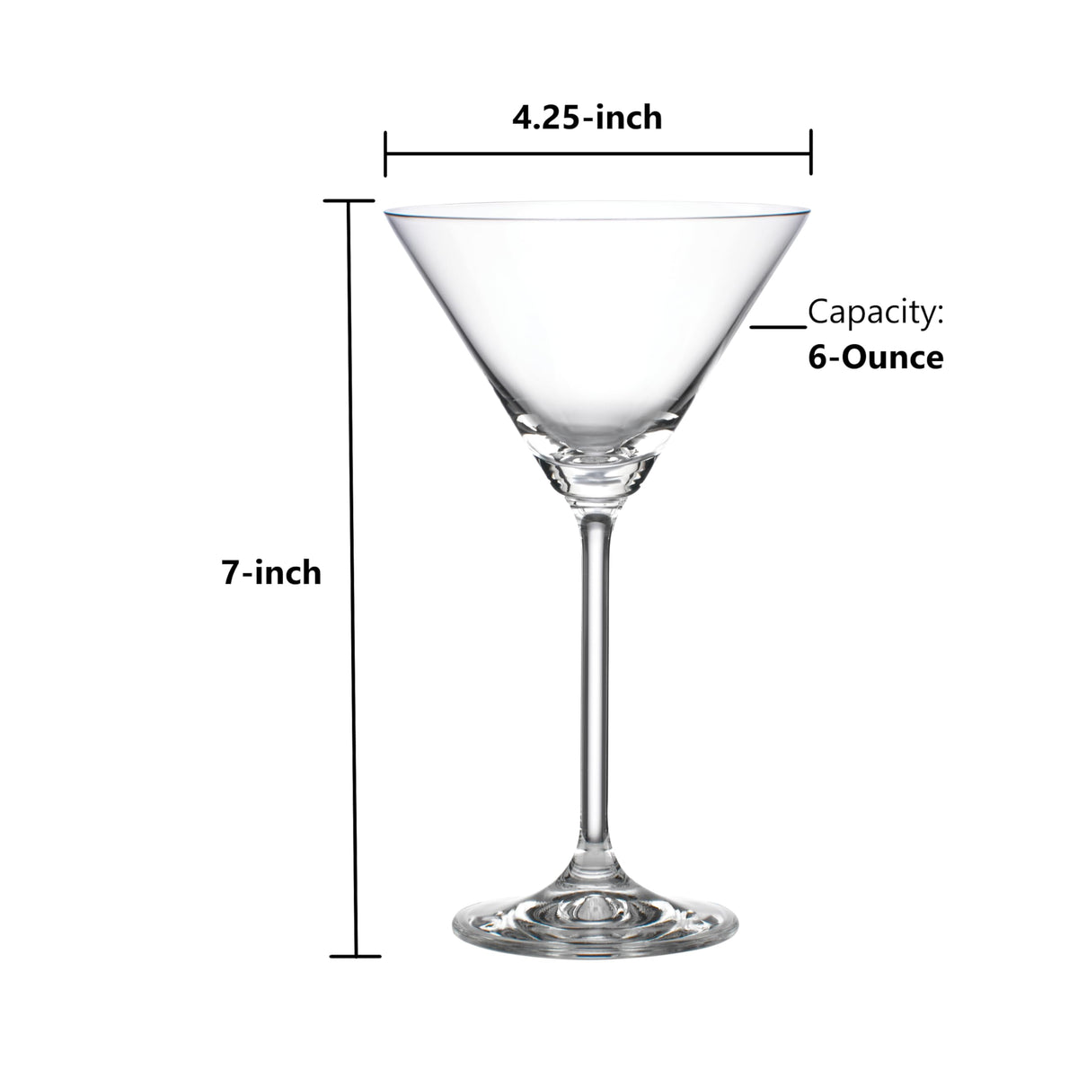 Martini Glasses Set of 6 N995