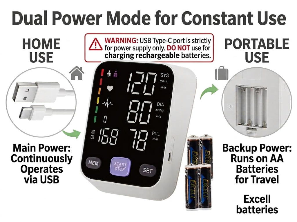 Upper Arm Blood Pressure Monitor with 21" XL Cuff N590