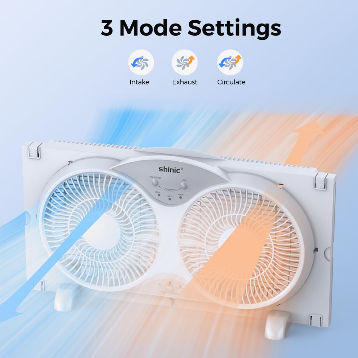 9" Reversible 3-Speed Window Fan O2951