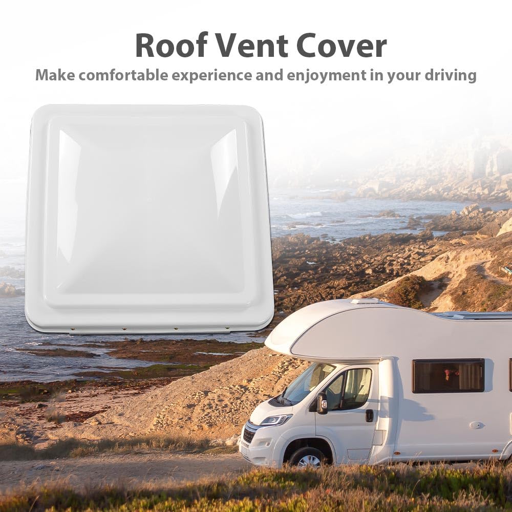 14" x 14" White Roof Vent Cover T446