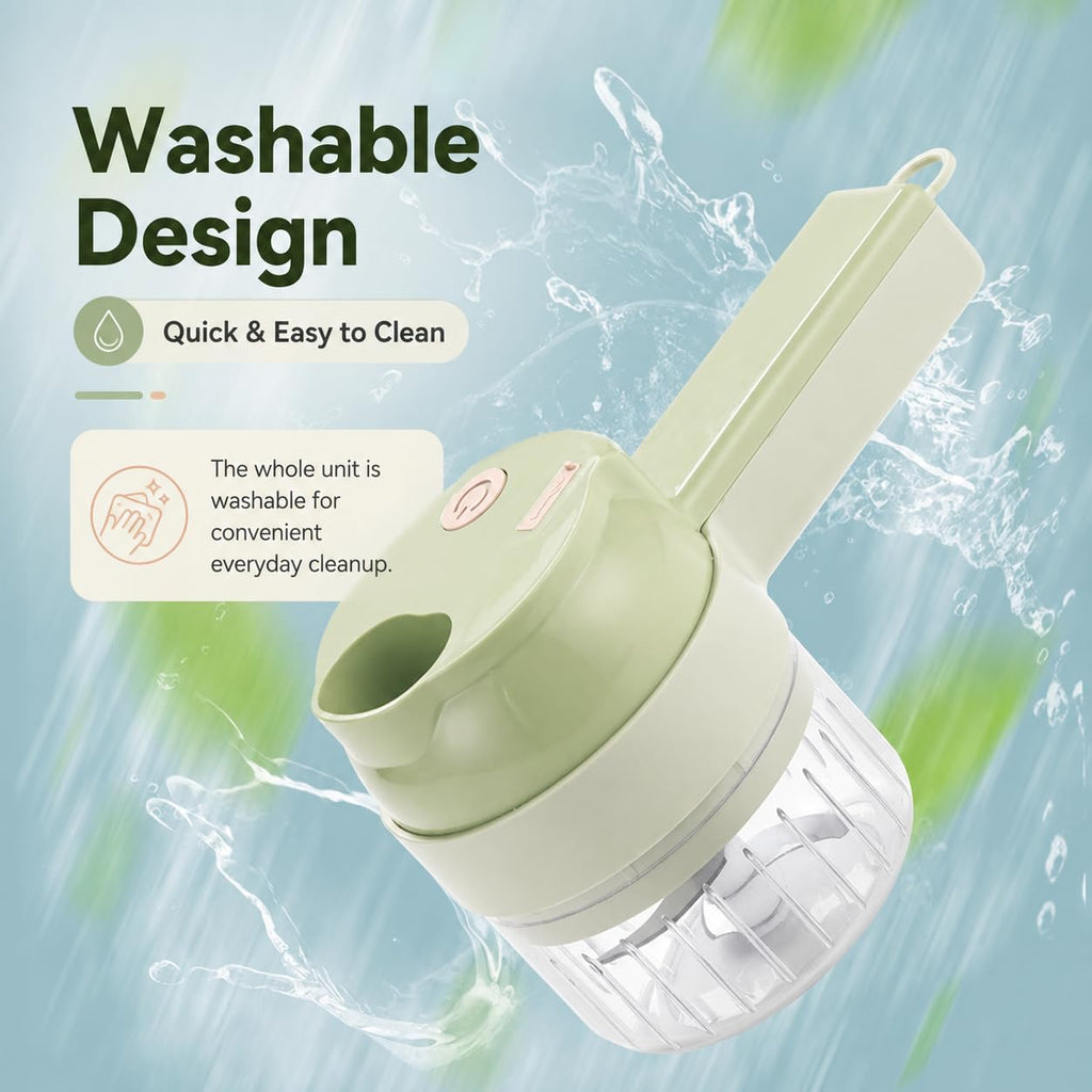 4 in 1 Handheld Electric Vegetable Cutter F823083