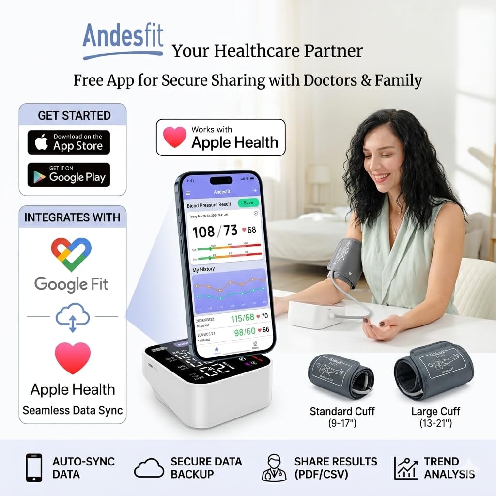 Upper Arm Blood Pressure Monitor with 21" XL Cuff N590