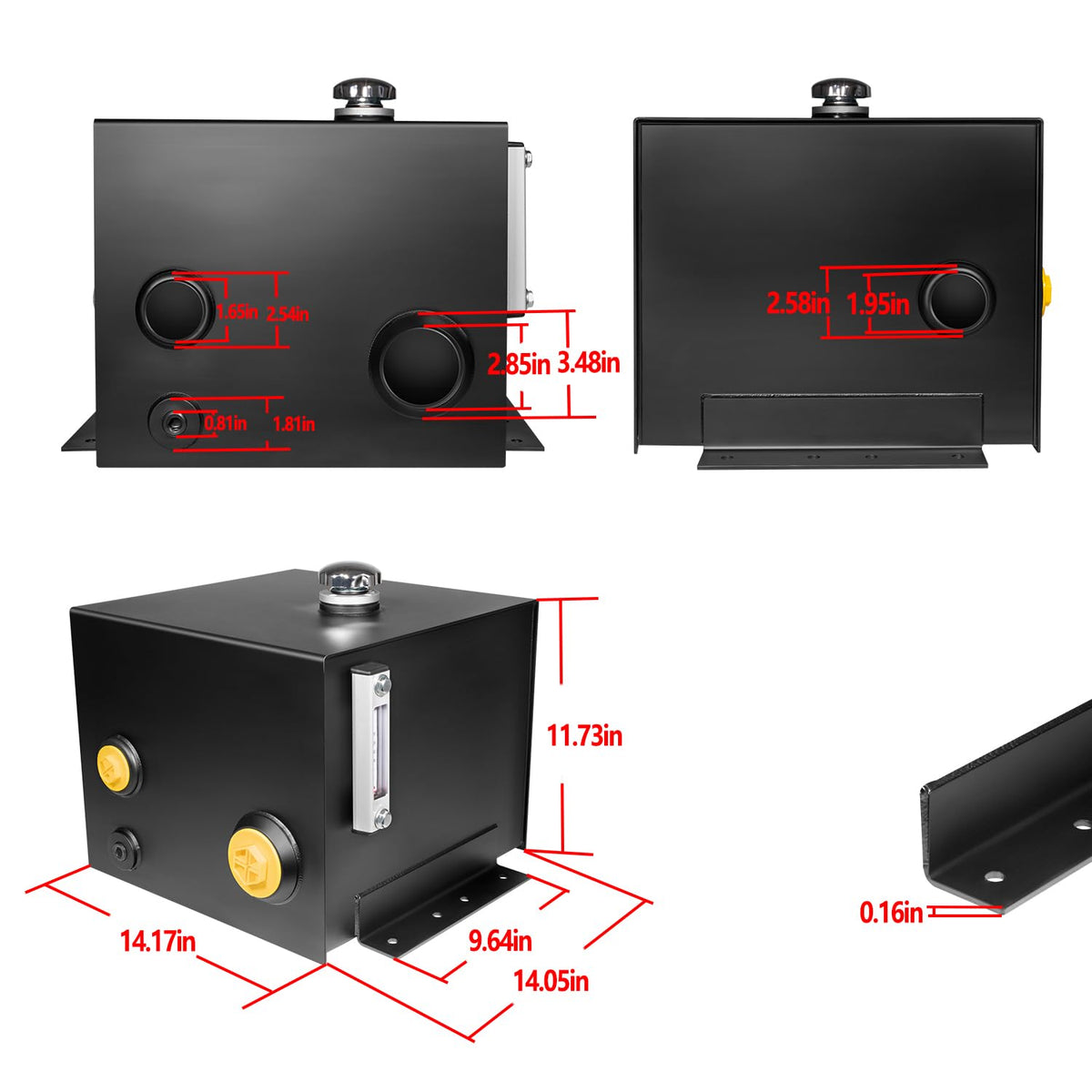 7 Gallon Hydraulic Fluid Reservoir Oil Tank F295