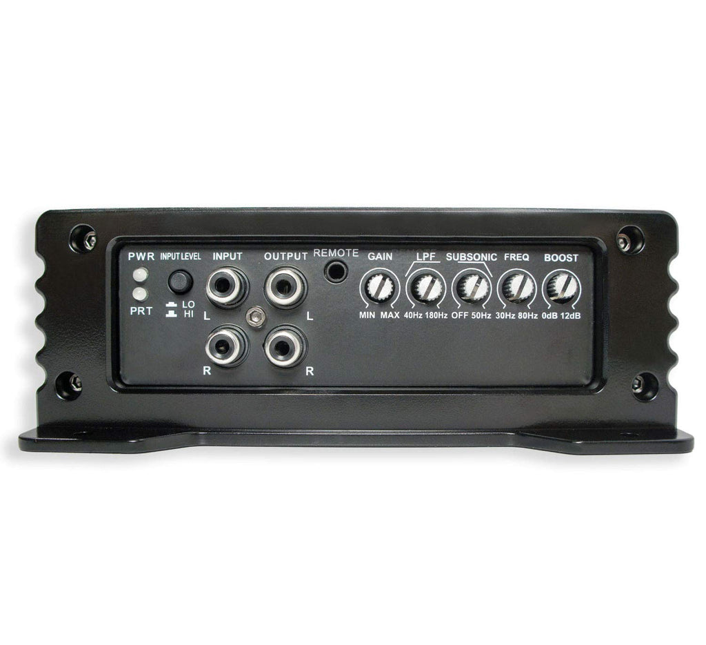 Dual 12" Sub Box Amp and Wire Kit B6818