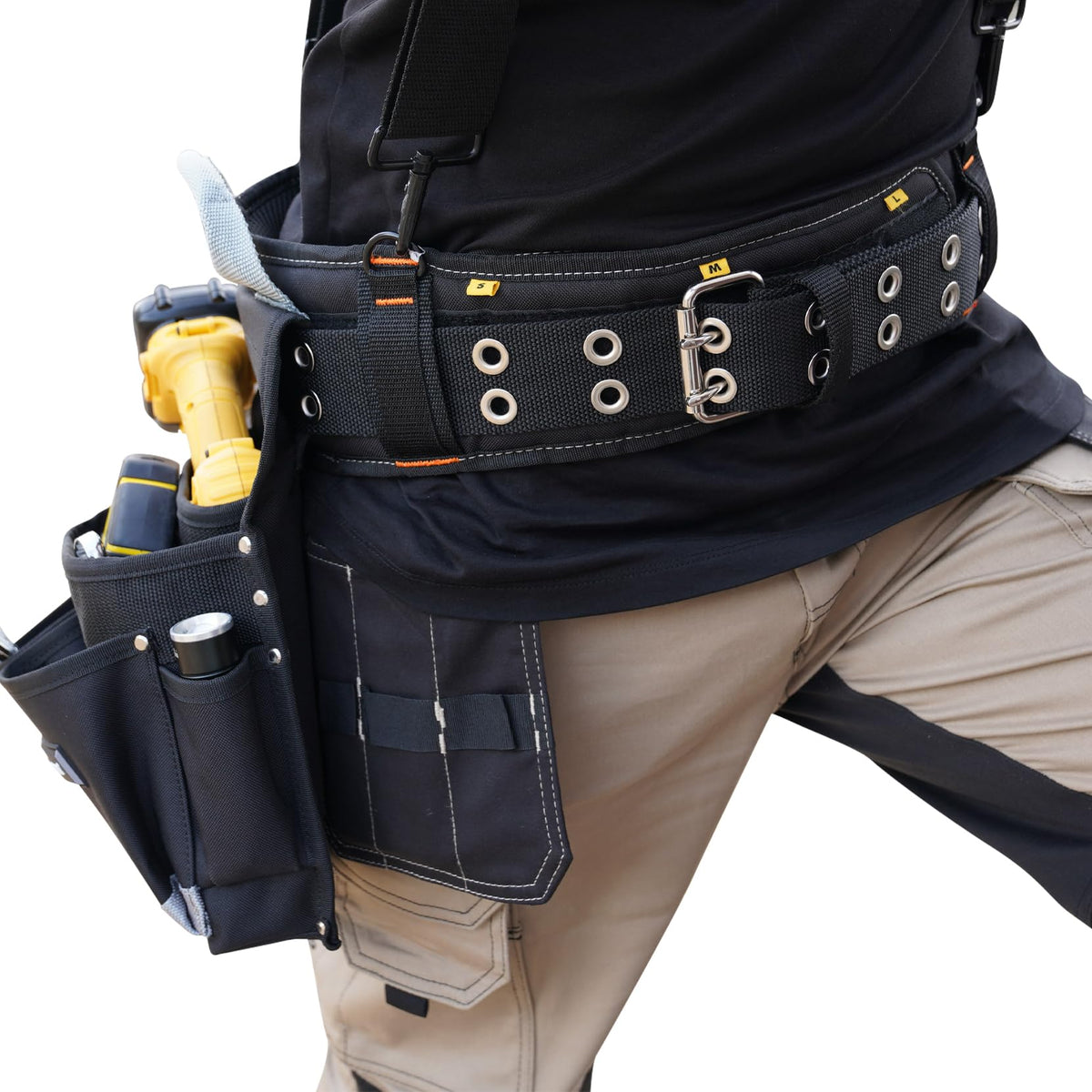 Heavy Duty Polyester Padded Tool Belt, Black R993261