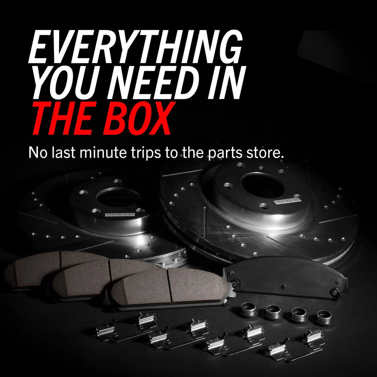 Brake Pad & Rotor Kit Front & Rear K6187