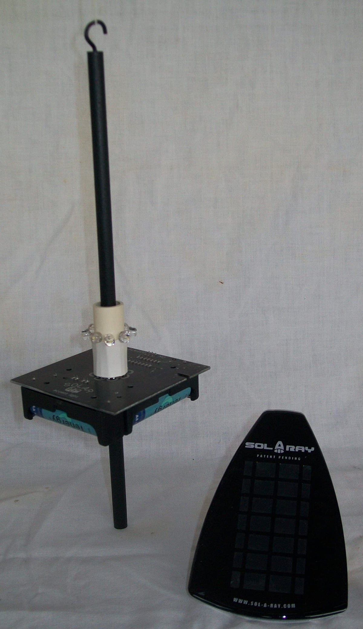 Amish-Made 48" Tall Outdoor Lighthouse with Solar LED Light Z9803