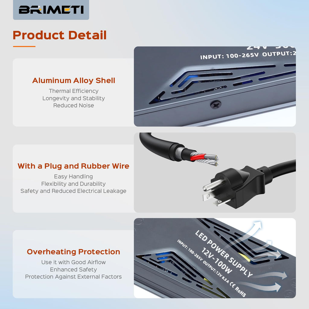 24V 200W LED Power Supply J3244