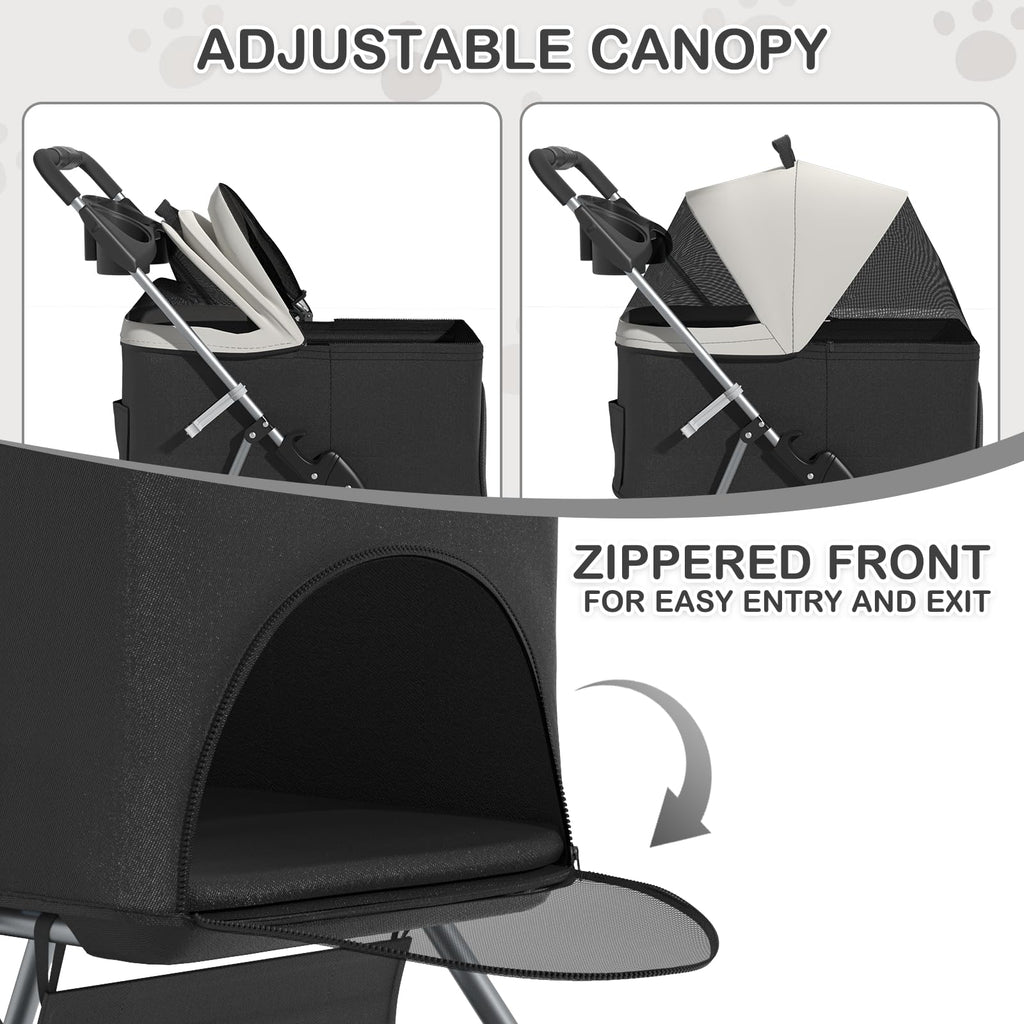 Foldable Pet Stroller J2704