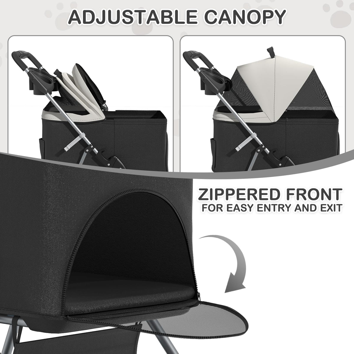 Foldable Pet Stroller J2704