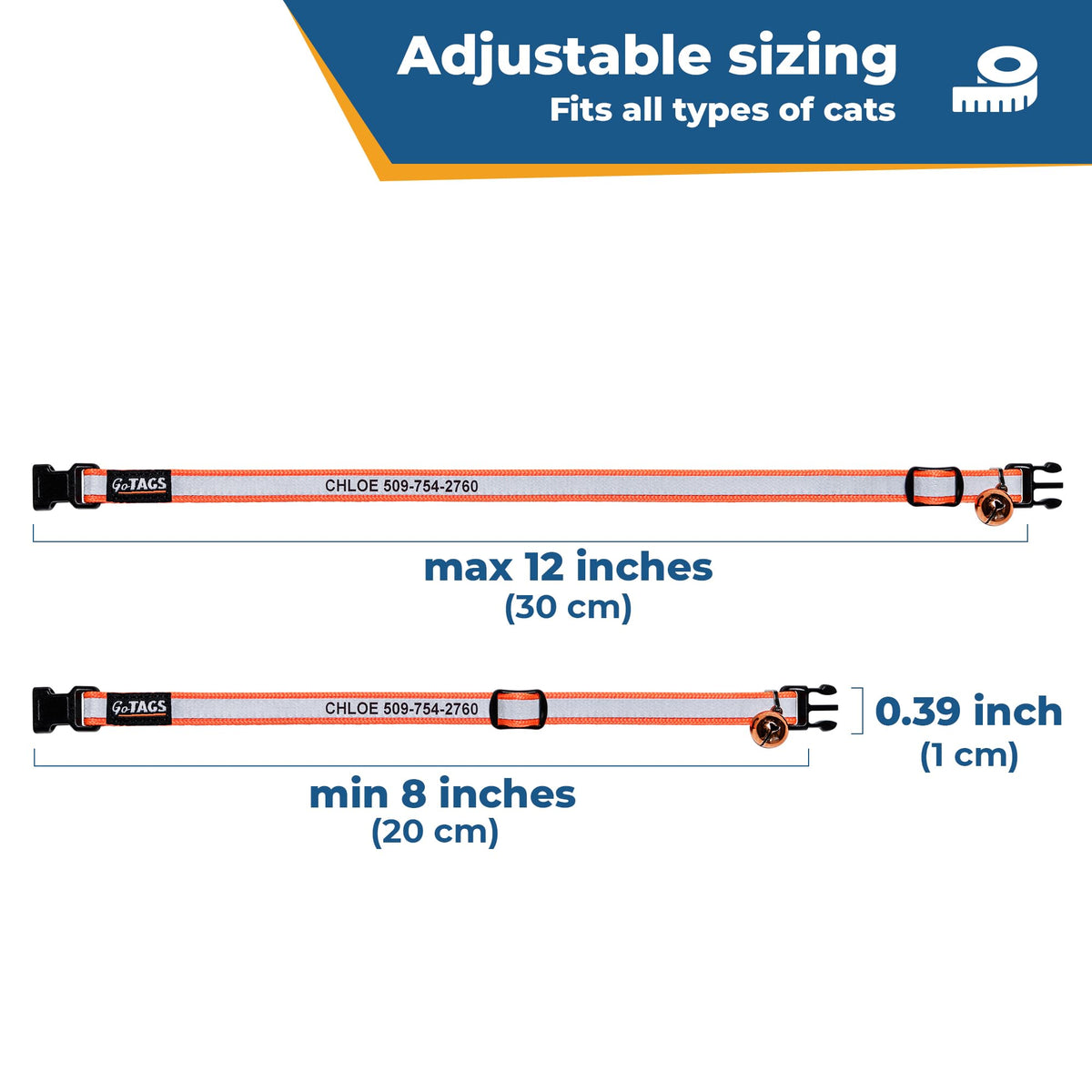 Reflective Cat Collar T771