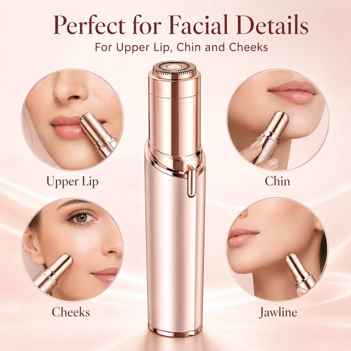 Facial Hair Remover with 2 Replacement Heads F45799