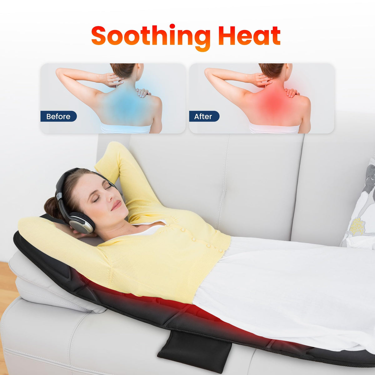 Full Body Massage Mat with Heat U854
