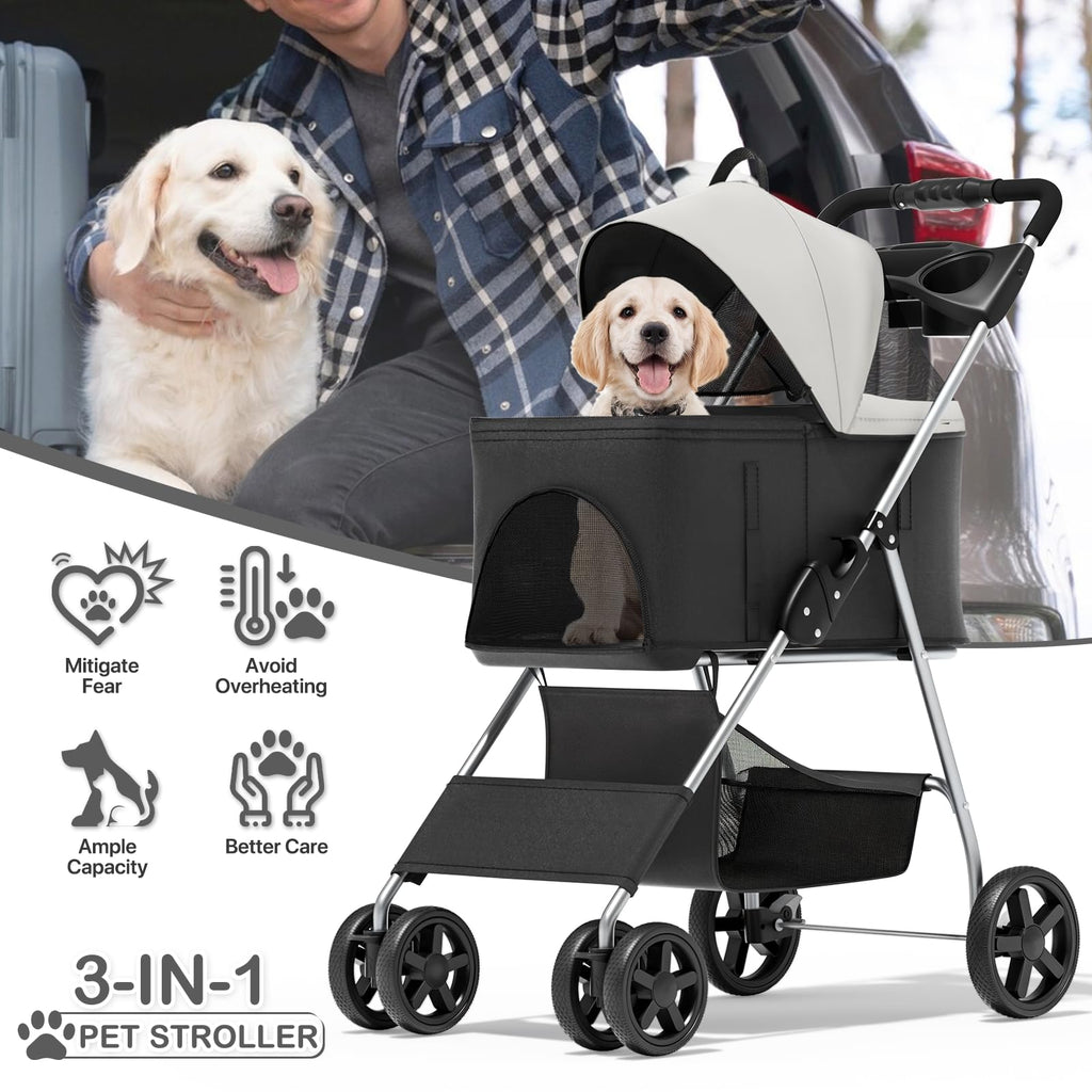 Foldable Pet Stroller J2704