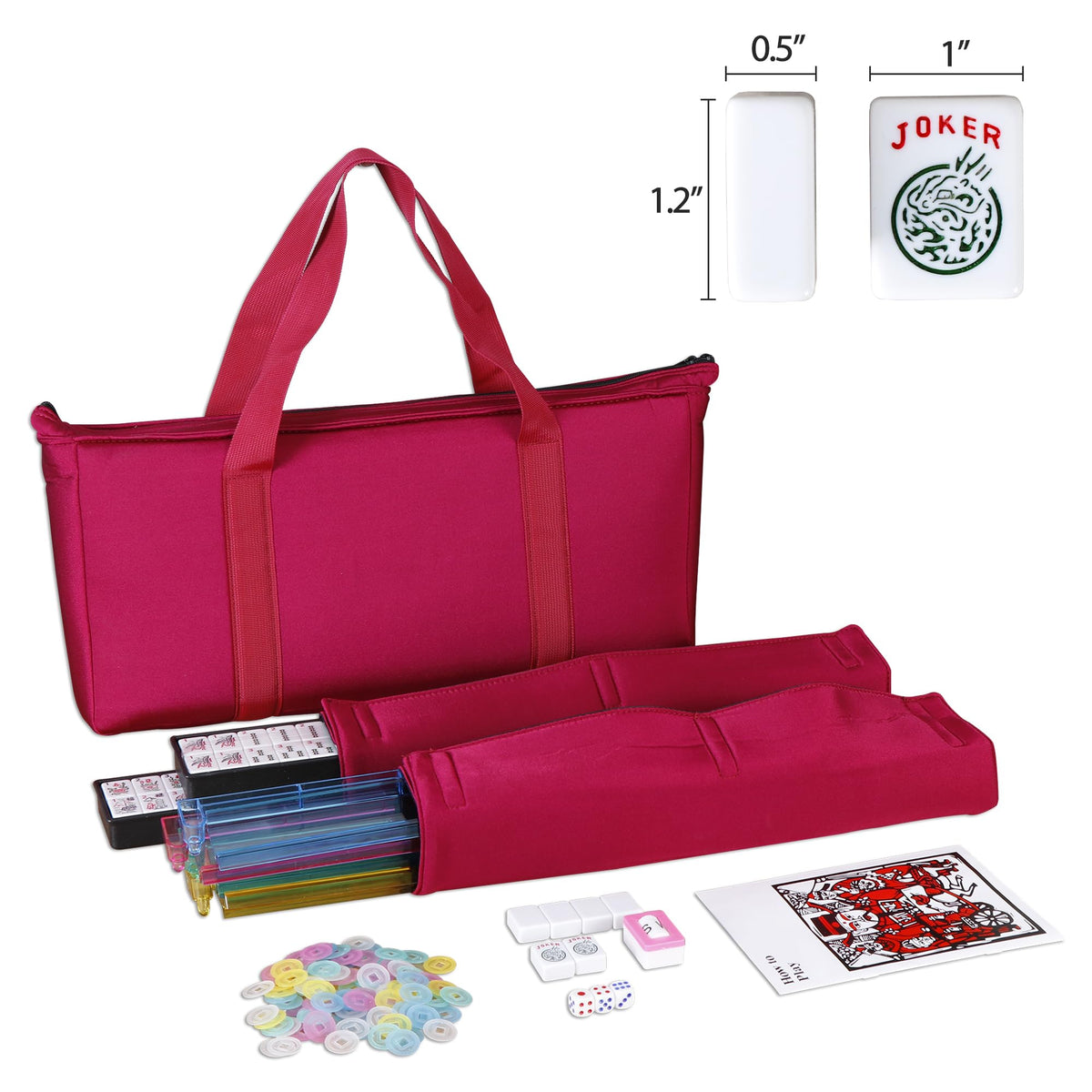 American Mahjong Set with Soft Carrying Bag E518
