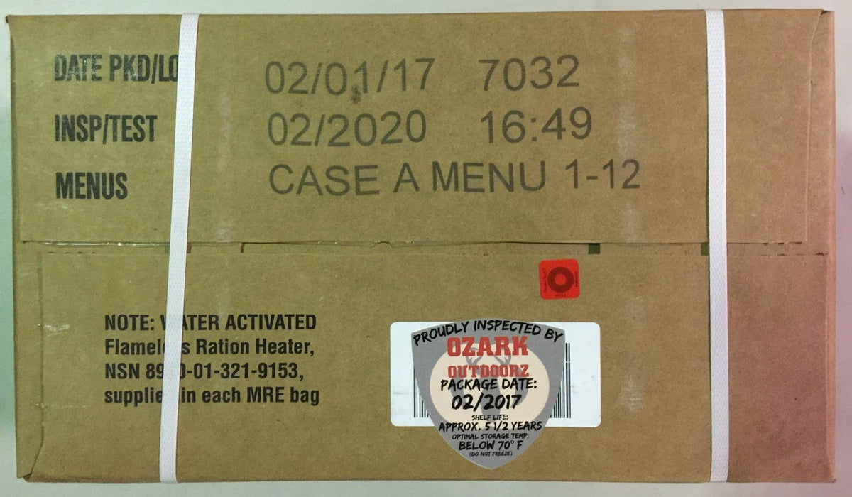 24 Meals Military Surplus Meal Ready to Eat C8437