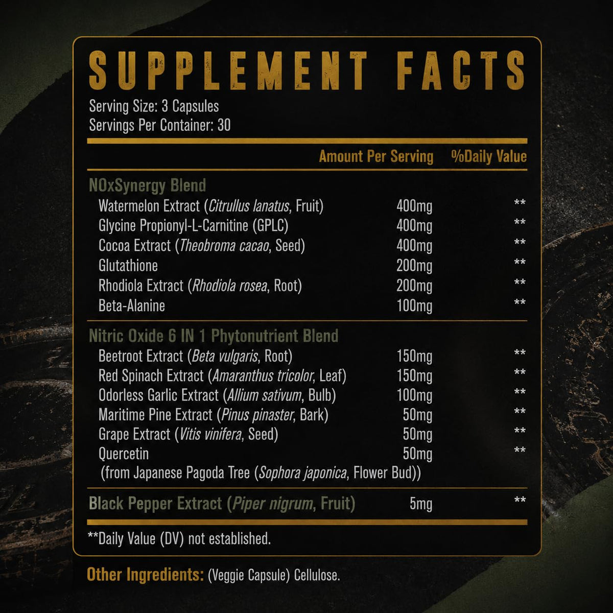 Beet Root Nitric Oxide Supplement 90 Count F3004