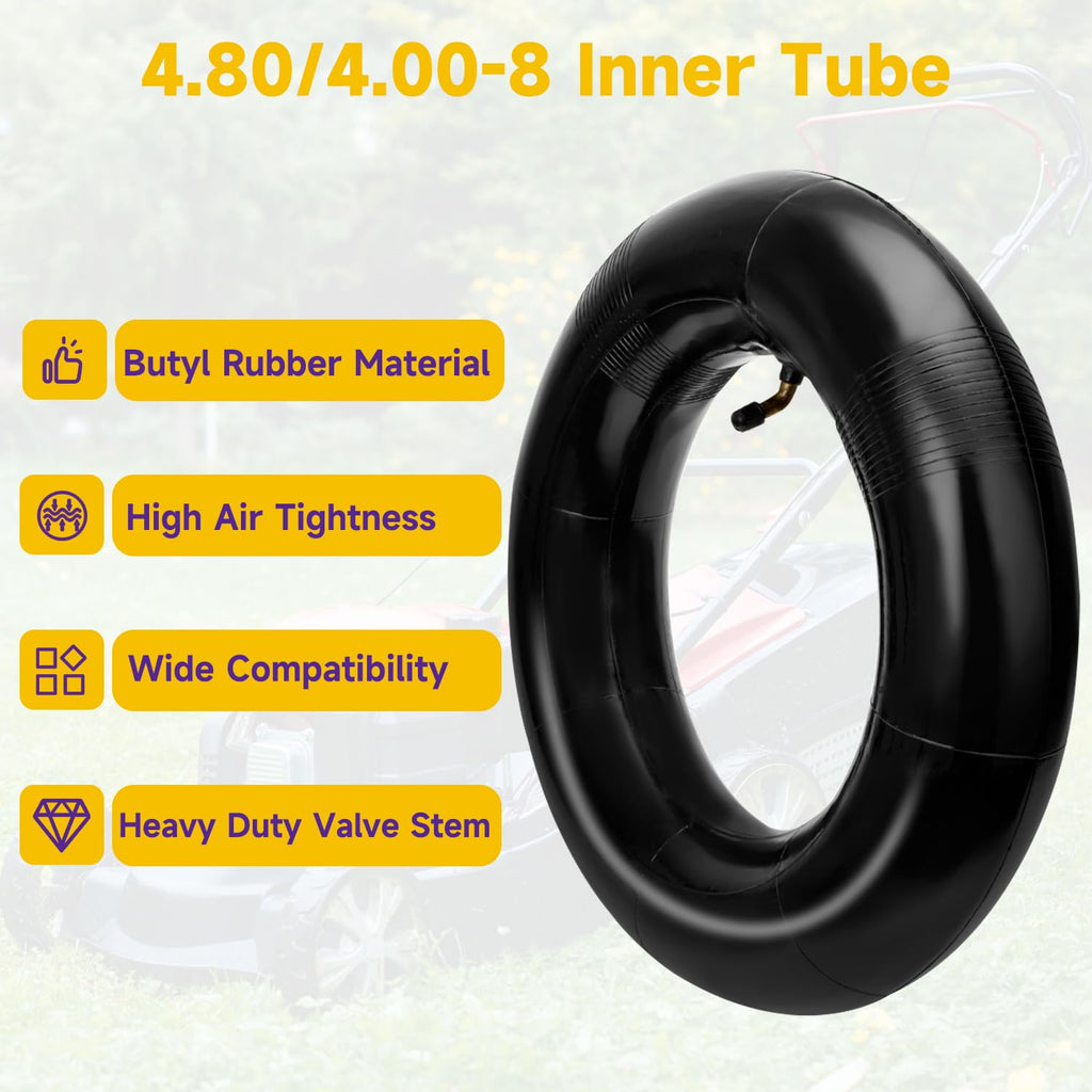 4.80/4.00-8 Inner Tube with TR87 Bent Valve 1 Pcs O94117
