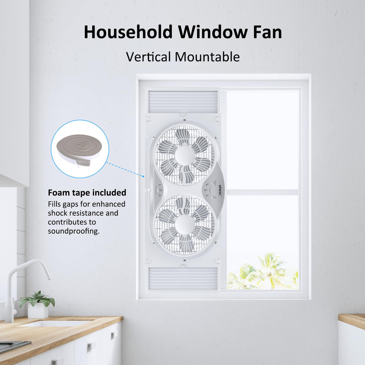 9" Reversible 3-Speed Window Fan O2951