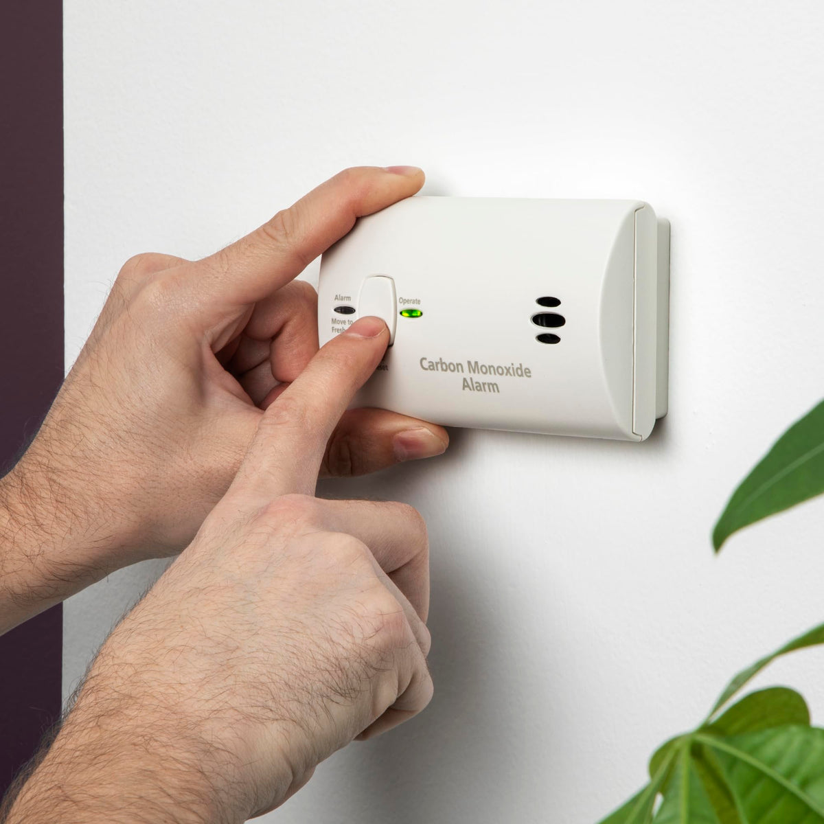 Carbon Monoxide Detector, AA Battery Powered, 85 dB Alarm, 6 Pack N151276