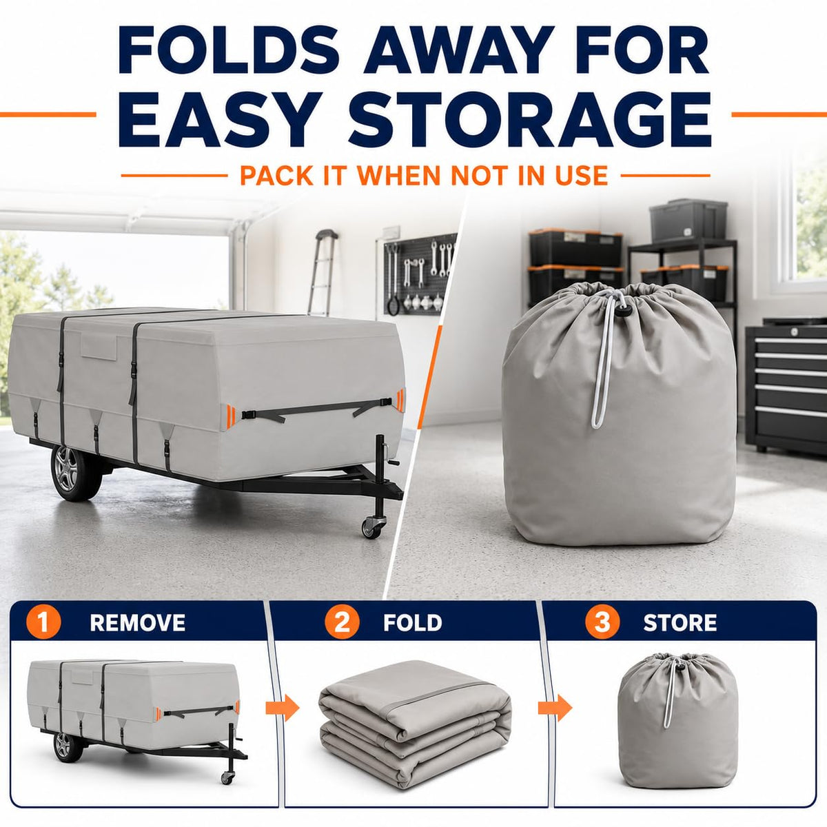 420D Oxford Folding Camper Cover C82441