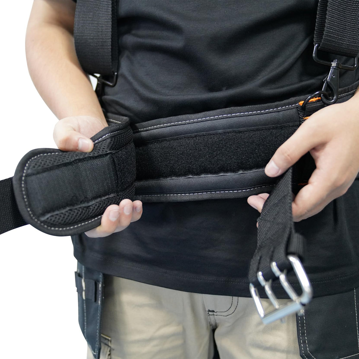 Heavy Duty Polyester Padded Tool Belt, Black R993261
